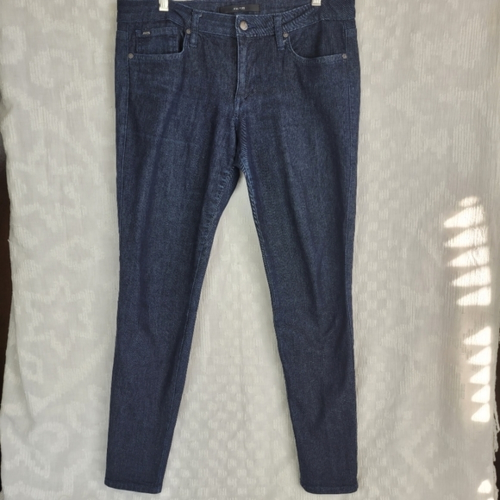 Joe's Jeans skinny dark denim jeans stretch cotton mid rise jegging Y2K 30 inch